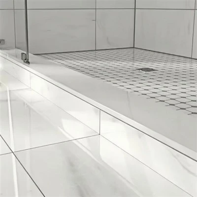 純白のナノガラス床タイル